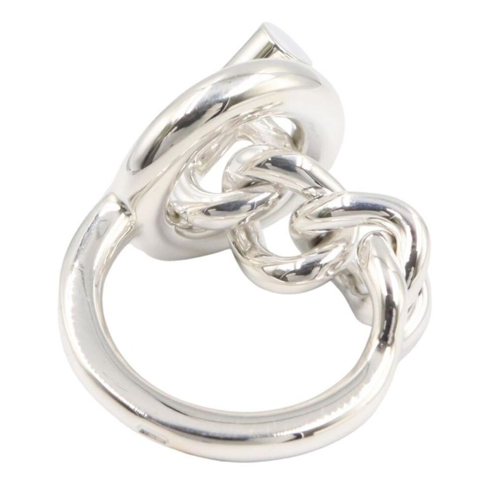 Hermes Croisette Ring Silver 925 Jewelry - Picture 4 of 9